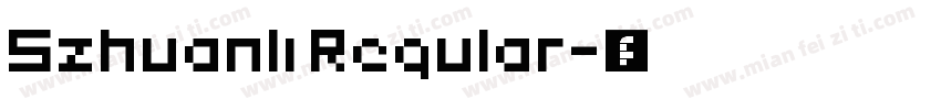 Szhuanli Regular字体转换